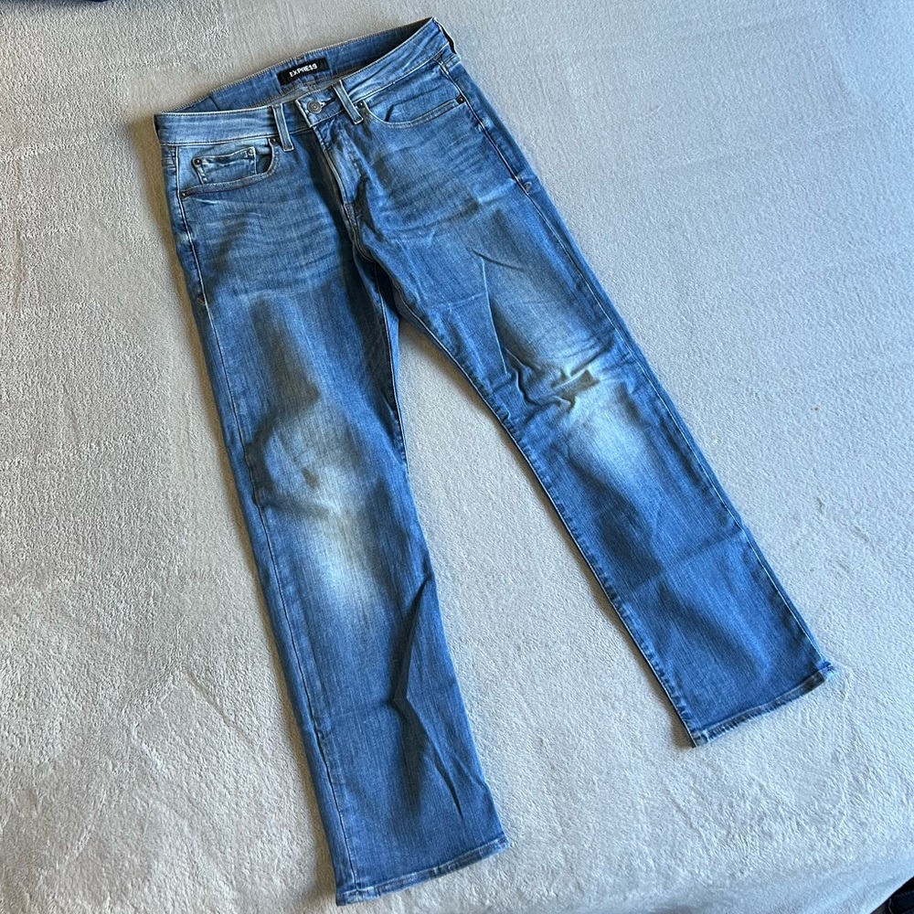 Express Men’s Slim straight jeans